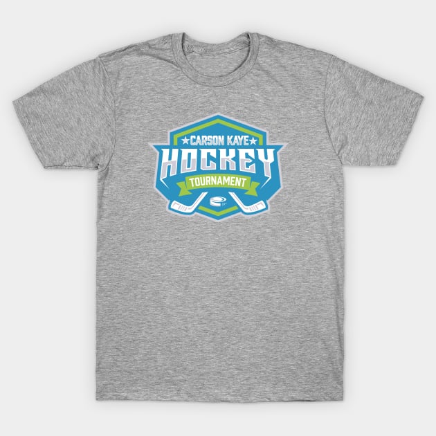 2023 Carson Kaye Memorial Ice Hockey Tournament T-Shirt New Logo T-Shirt by carsonkayefoundation